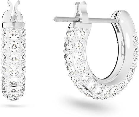 Swarovski Stone Crystal Pierced Hoop Earring Jewelry Collection