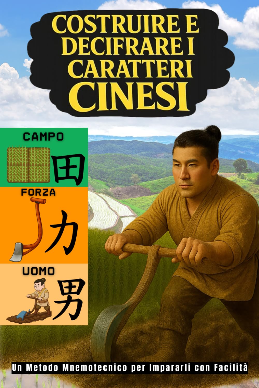 Costruire e Decifrare i Caratteri Cinesi: Un Metodo Mnemotecnico per Impararli con Facilità (Libri per Imparare la Lingua Cinese Mandarino)