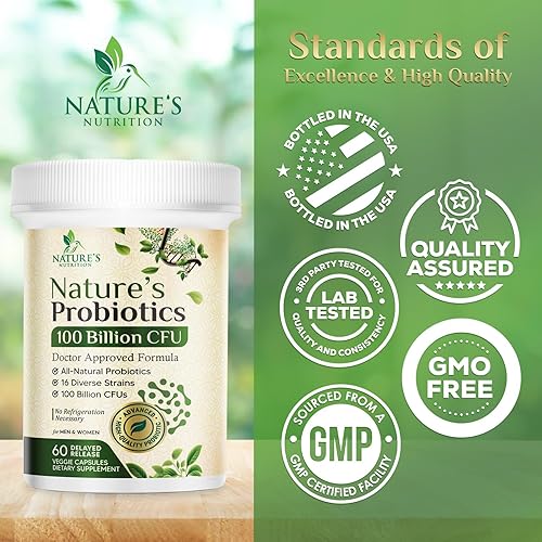 Miniatura 4 de Cápsulas de probióticos para mujeres  100 mil millones de CFU de prebióticos, probióticos Acidophilus que apoyan la salud digestiva del sistema