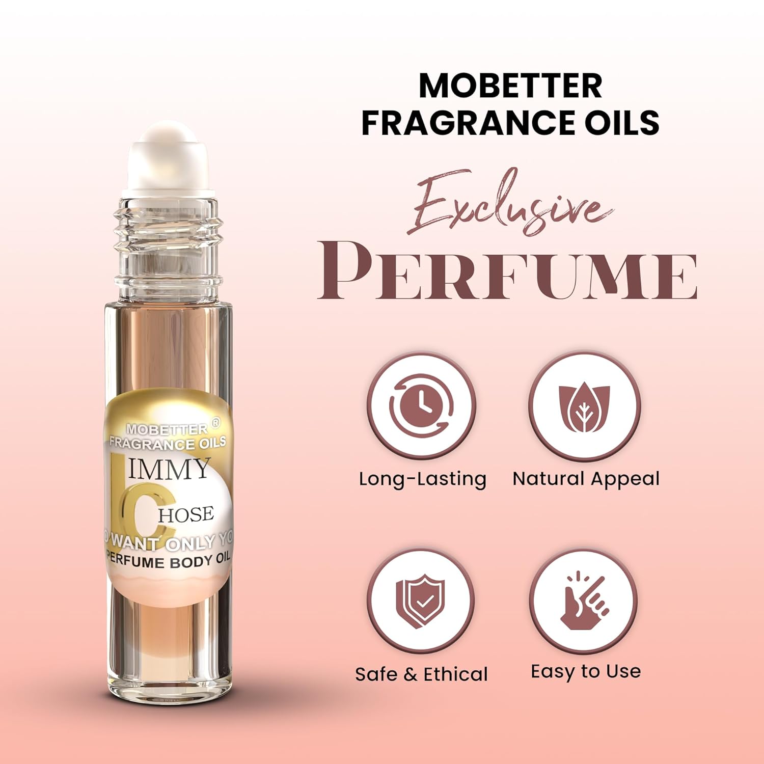 MOBETTER FRAGRANCE OILS Jimmy Chose To Want Only You Women fragrance Body Oil - Image 3
