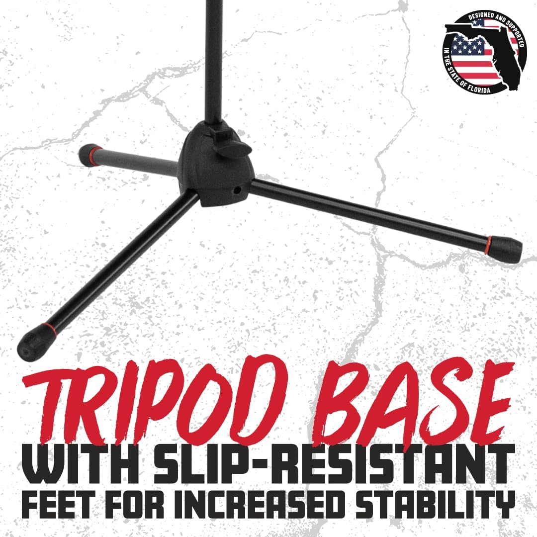 Gator Frameworks Lightweight Microphone Boom Stand 6-pack with Carry Bag (GFW-MIC-6PACKBG)