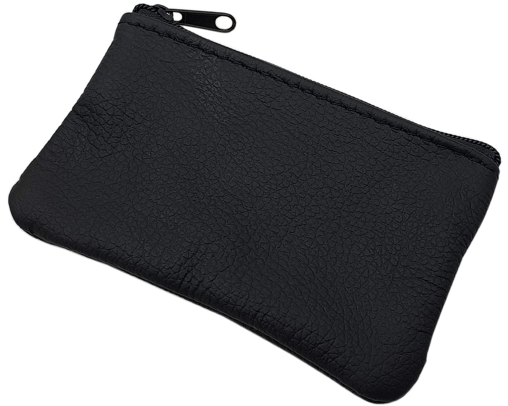 MJ-Design-Germany Etui na klucze z prawdziwej skóry z 1 przegródką, wyprodukowane w UE, czarny, Taille unique, Klasyczny
