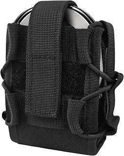ELVO Handcuff Holster, Open Top Handcuff Case, Law Enforcement Hand-Cuff Pouch for Duty Belt and MOLLE Tactical Vest