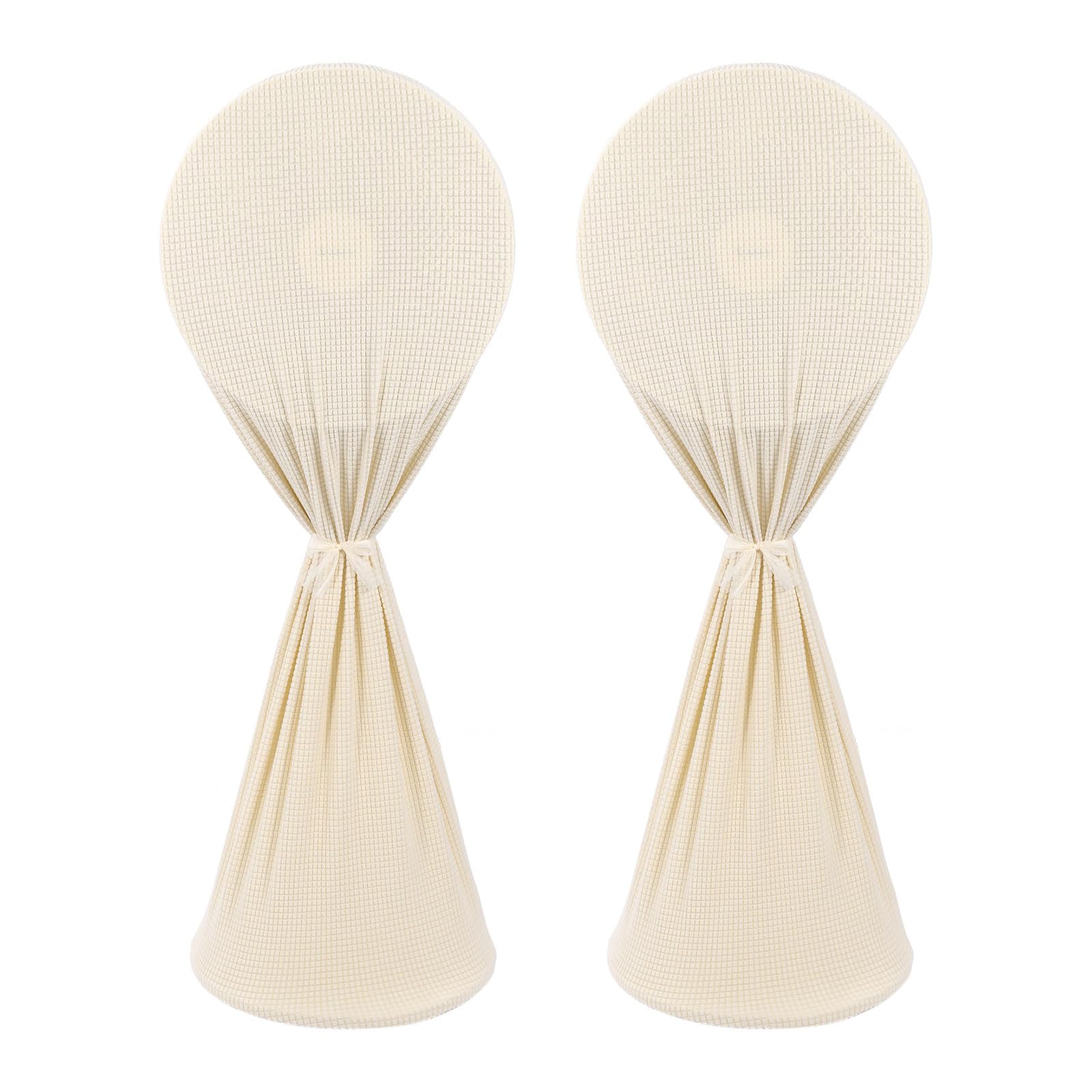 sourcing map 2 Pcs Floor Standing Fans Cover (59 Inch) Washable Beige