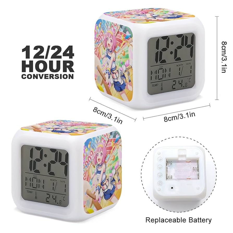 プロセカ 目指し時計 Amazon.co.jp: プロジェクトセカイ 鳳 えむ 目覚まし時計 LED