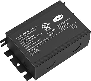 LED Driver 24V 150W DimmableTriac ELV/MLV LED Transformer Compatible with Lutron&Leviton Switches,for LED Strip Lights,Kitchen, Cabinet,UL&FCC-Listed