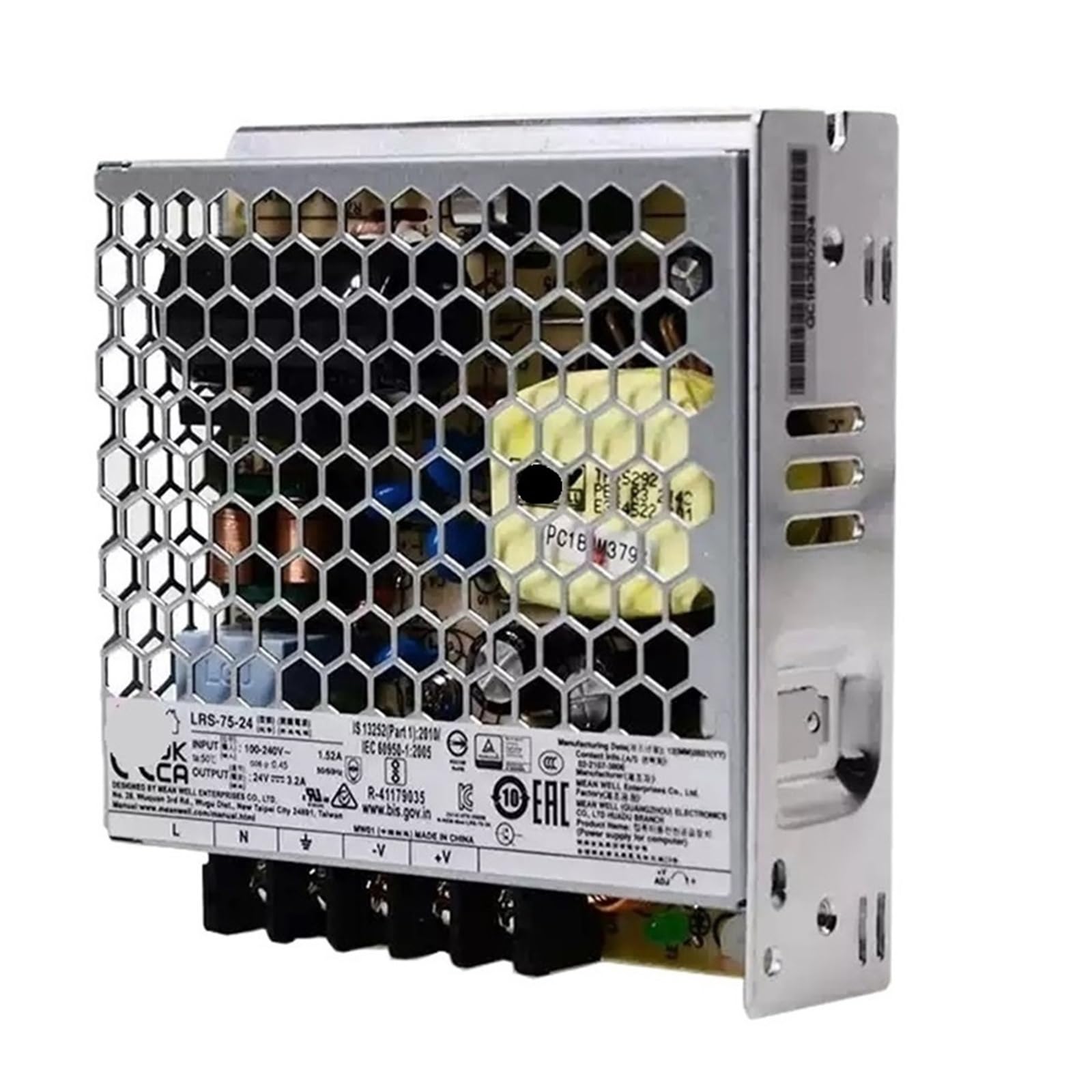 Alimentation à découpage 75W boîtier transformateur 85-264V CA LRS-75
