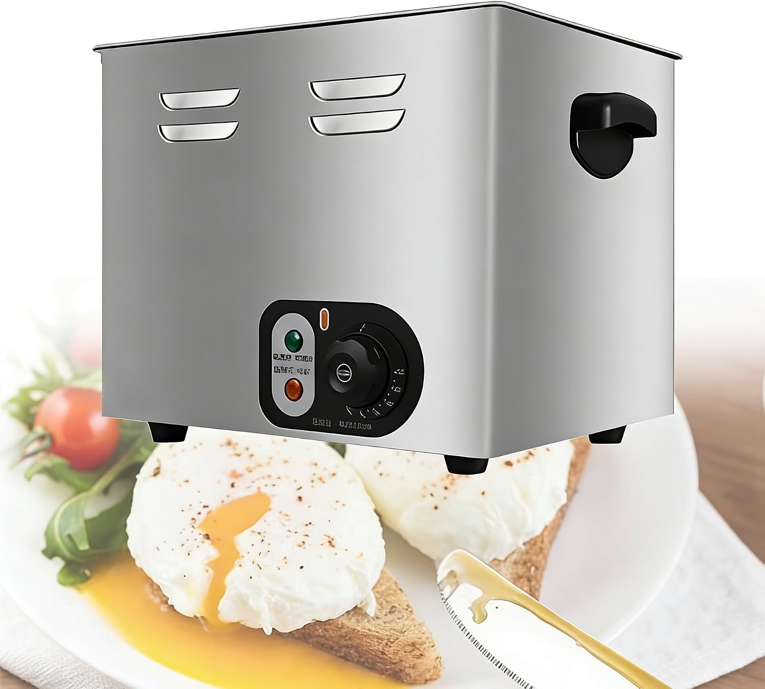 2600W Commercial Egg Cooker - Automatic 60 Egg Capacity Steamer, Perfect For Soft-Boiled, Half-Boiled & Omelettes, 110V Egg Boiler Machine, Egg Cooker For Hard Boiled Eggs(220v)