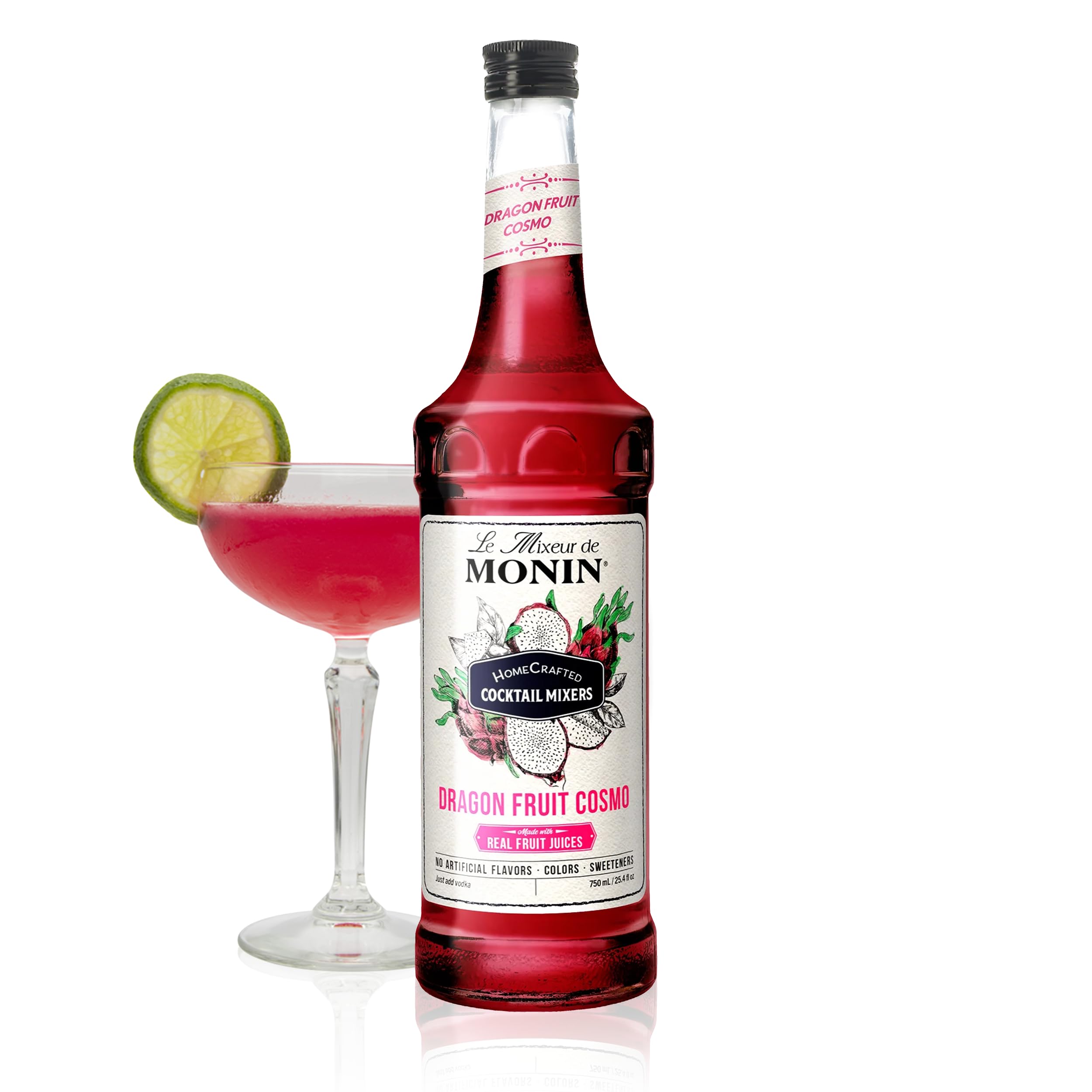 Amazon.com: Monin - HomeCrafted Dragon Fruit Cosmo Cocktail Mix