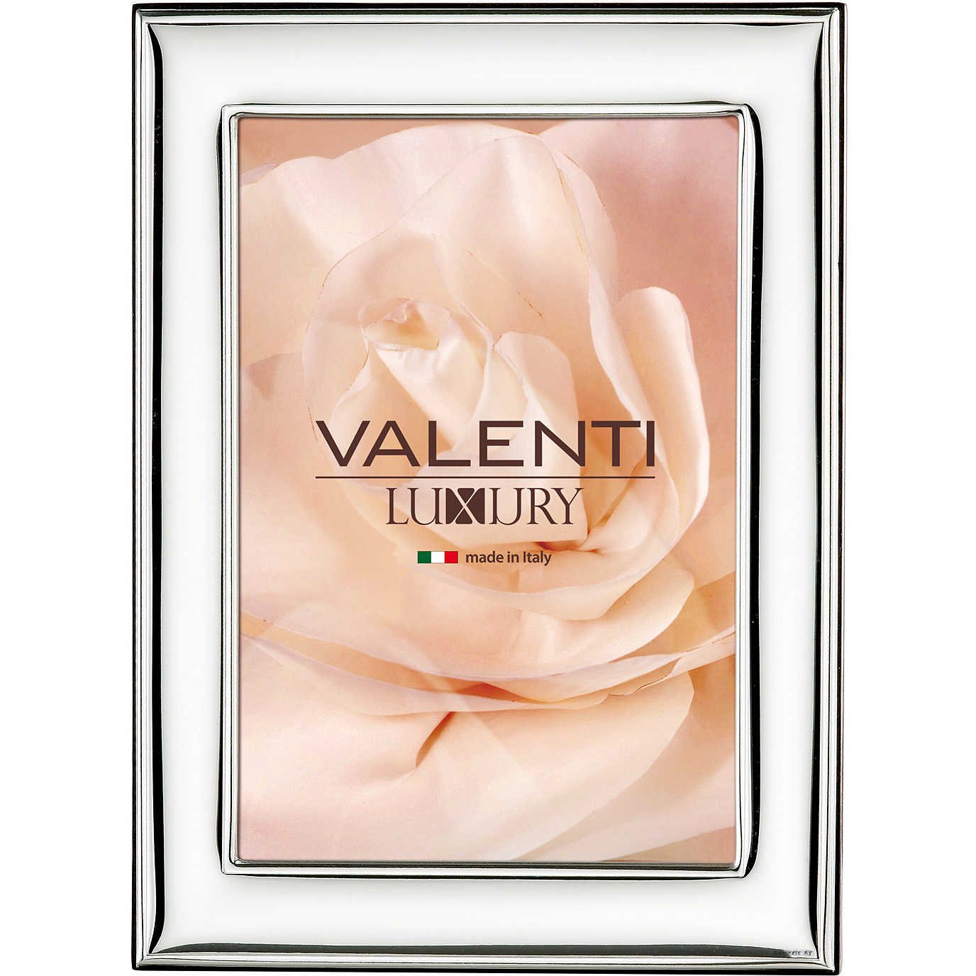 Cornici Valenti, Cornice Lucida Retro Legno, Cornice in Argento 925% Laminato, Cornice per Dimensione Foto: 13x18cm. novità in catalogo Ottobre 2015, referenza: 51004 4l