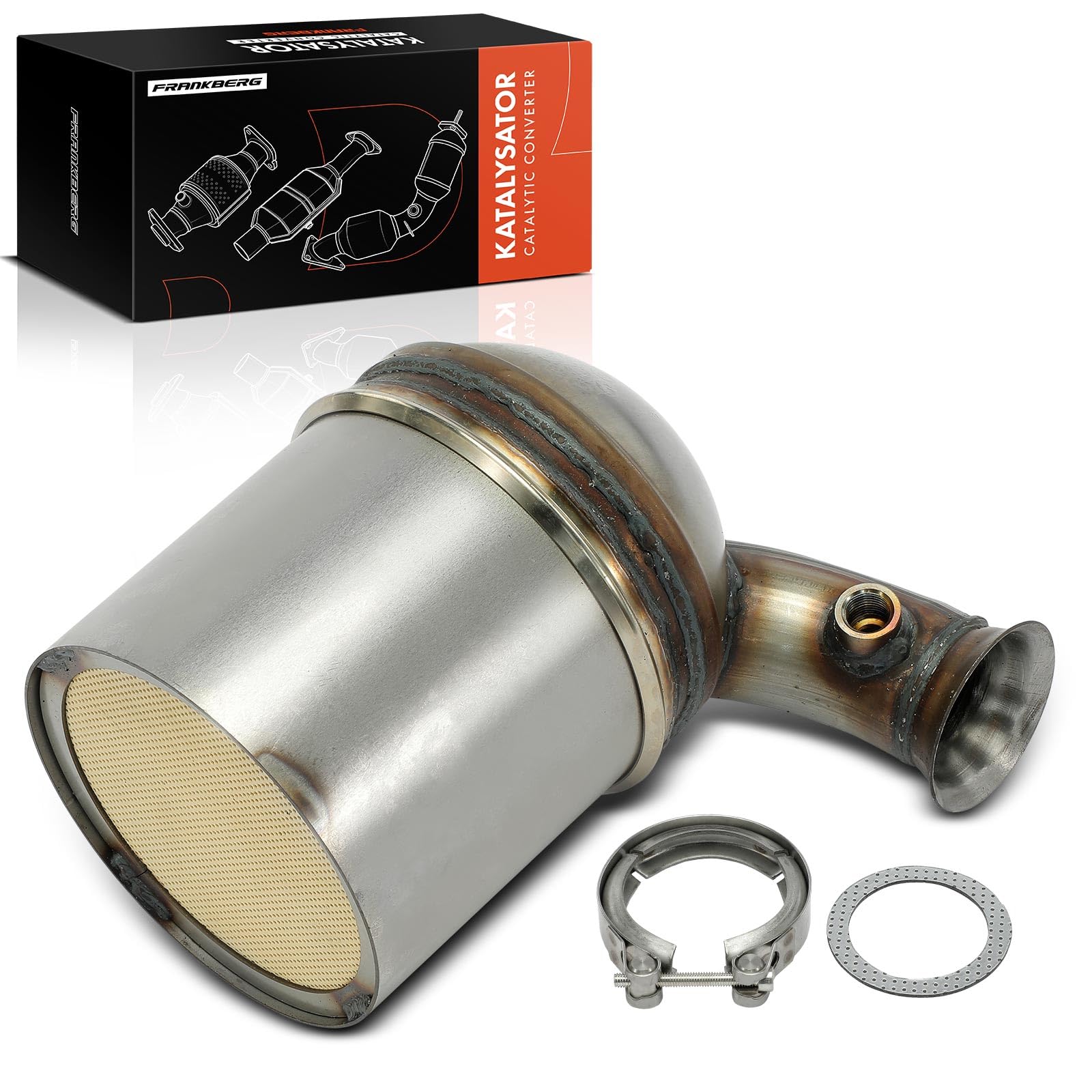 Frankberg Filtro de partículas diésel 1606857180 | Compatible con: 207 WA WC, C3 II SC, 208 I CA CC, 208 Caja/Portaequipajes CR, 206+ 2L 2M, 2008 I CU