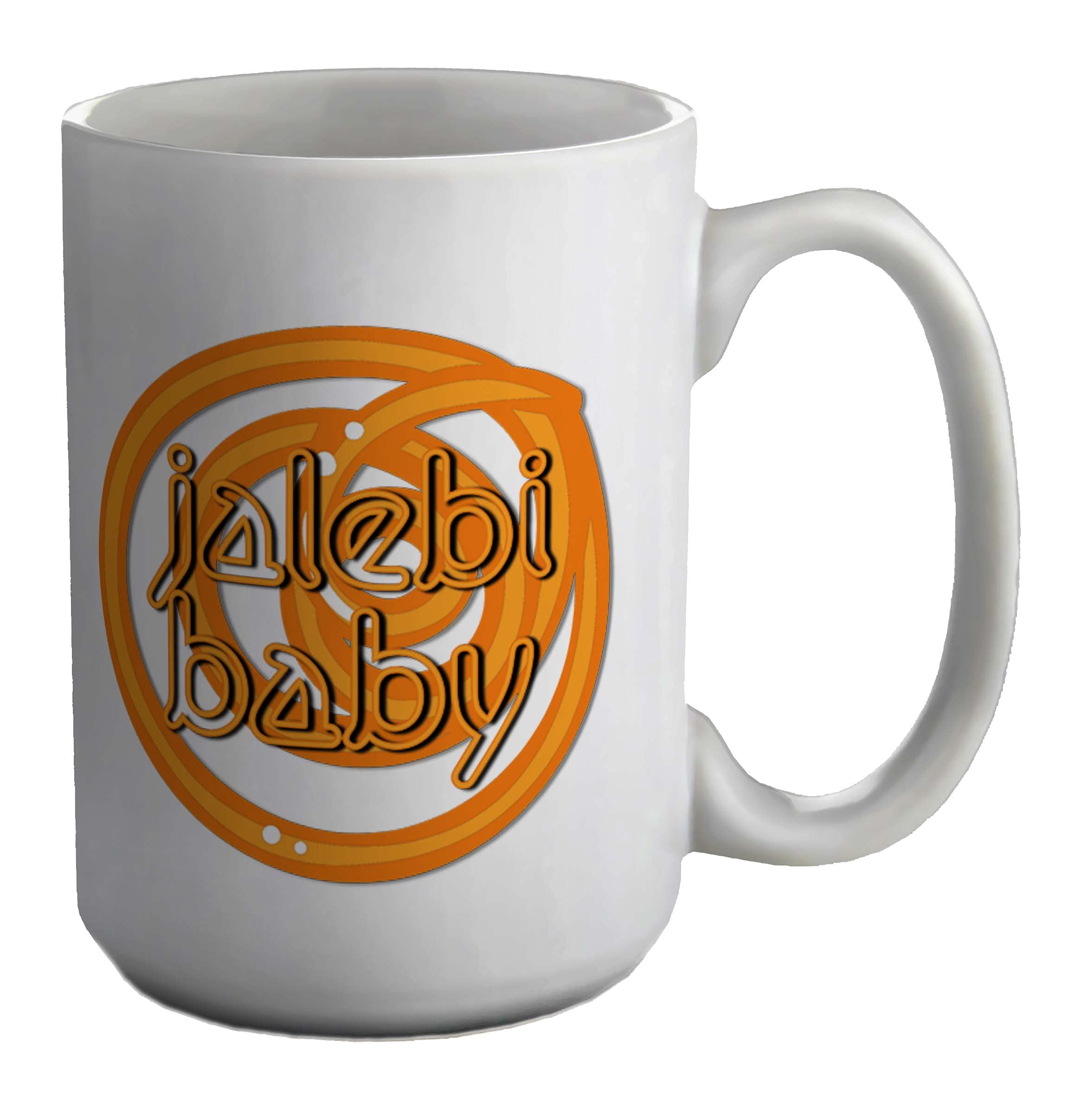 Shopagift Jalebi Baby White 15oz Large Mug Cup