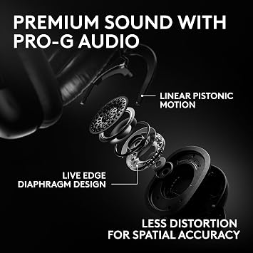 Logitech G PRO X3 LIGHTSPEED Gaming Headset - Black