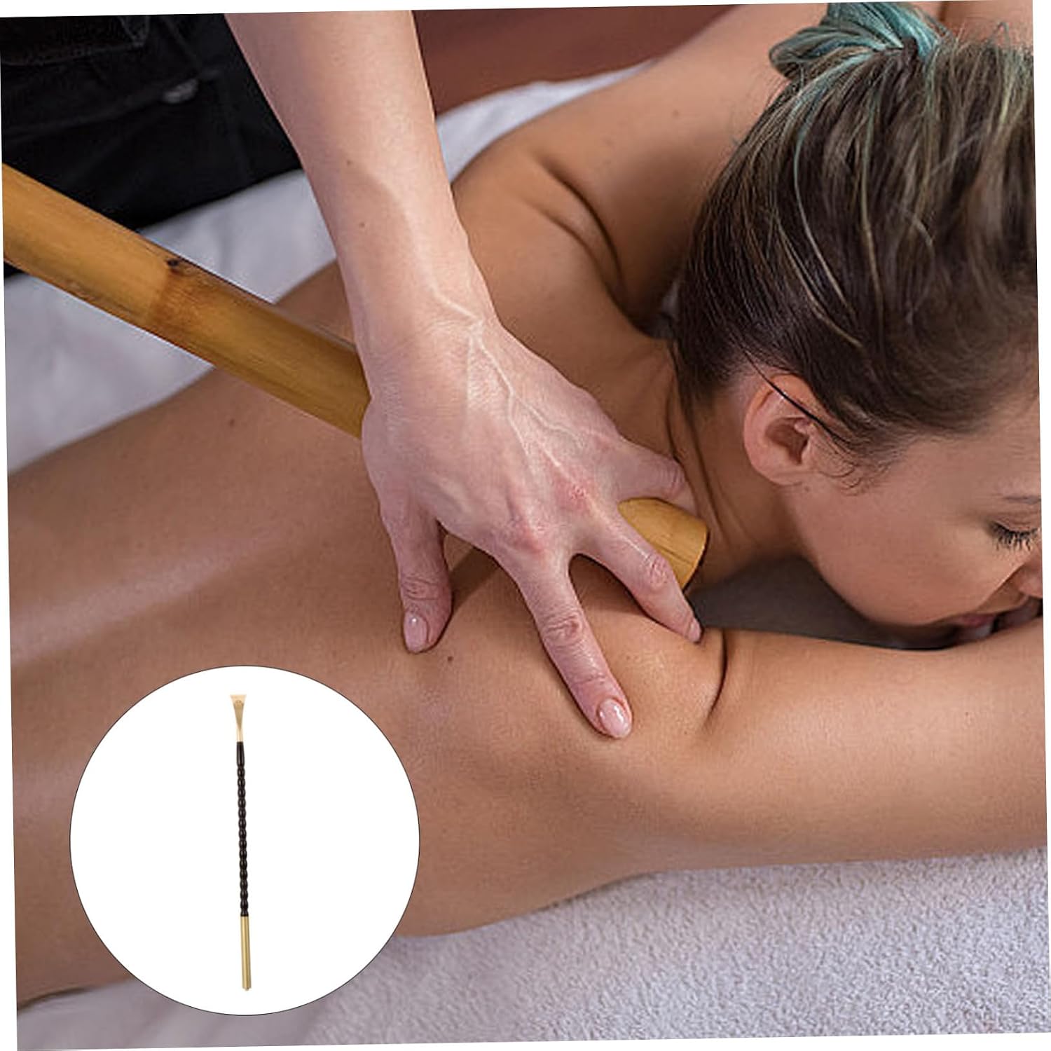 Ergonomic Long Wooden Back Scratcher with Hammer Massager for Elderly Adults Lightweight Portable Itch Relief Tool for Deep Back Massage and