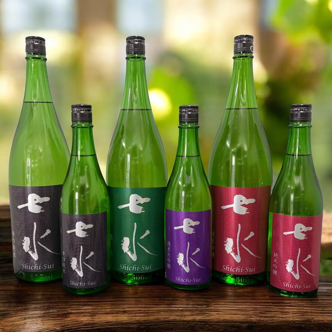 Amazon.co.jp: 七水 純米 65 DRY 辛口純米 火入れ 1800ml : 食品・飲料