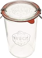 Vista 1 de Weck - Tarros de conservas 743 – Tarro de molde de Weck hecho de vidrio transparente – Ecológico – Contenedor de almacenamiento de alimentos
