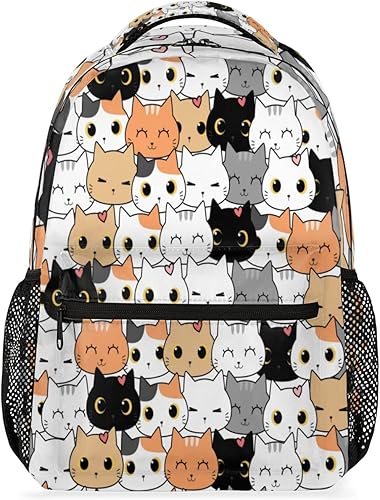 Miniatura 7 de YPPAHHHH Mochila escolar para computadora portátil, color rojo fuego, para hombres, para niñas, niños, mochila de senderismo para universidad,