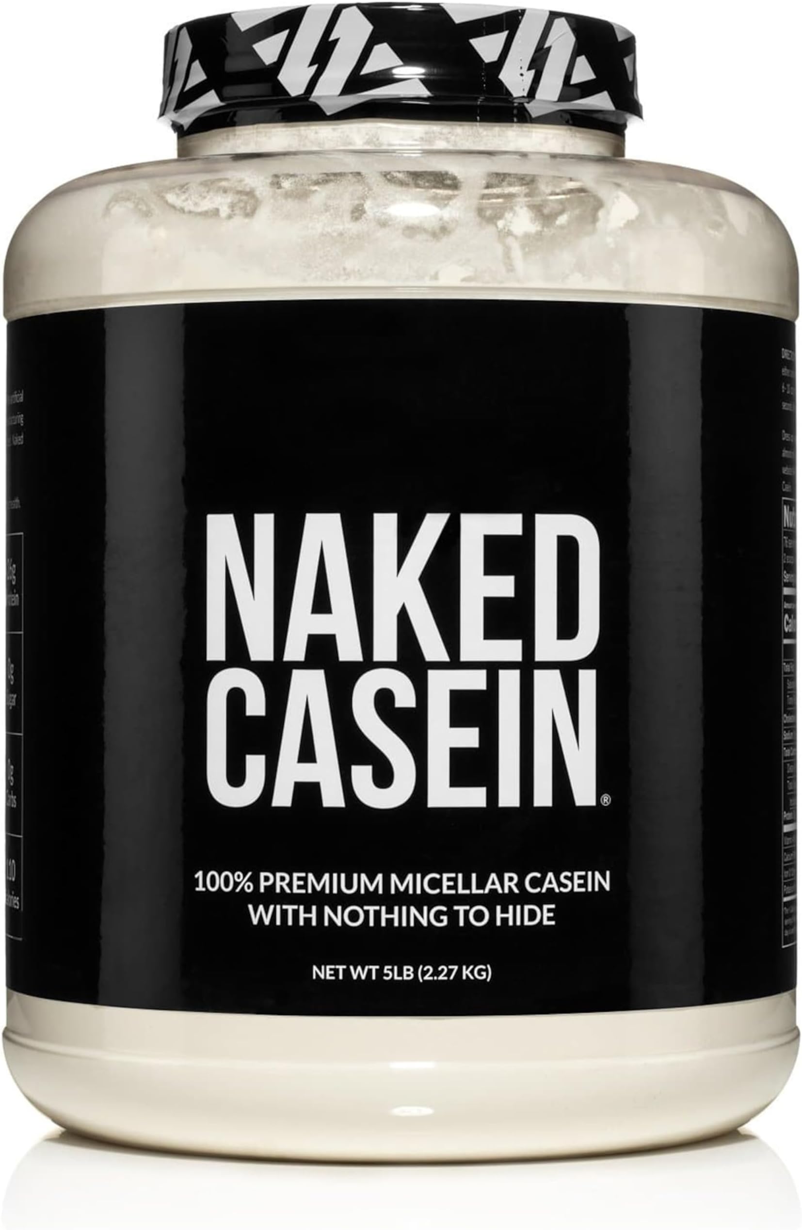 Casein - 5Lb Micellar Casein Protein Powder - Bulk, Zero Carb, NSF Certified, GMO-Free, Gluten Free, Soy Free, Preservative Free - Stimulate Muscle Growth - Enhance Recovery - 76 Servings