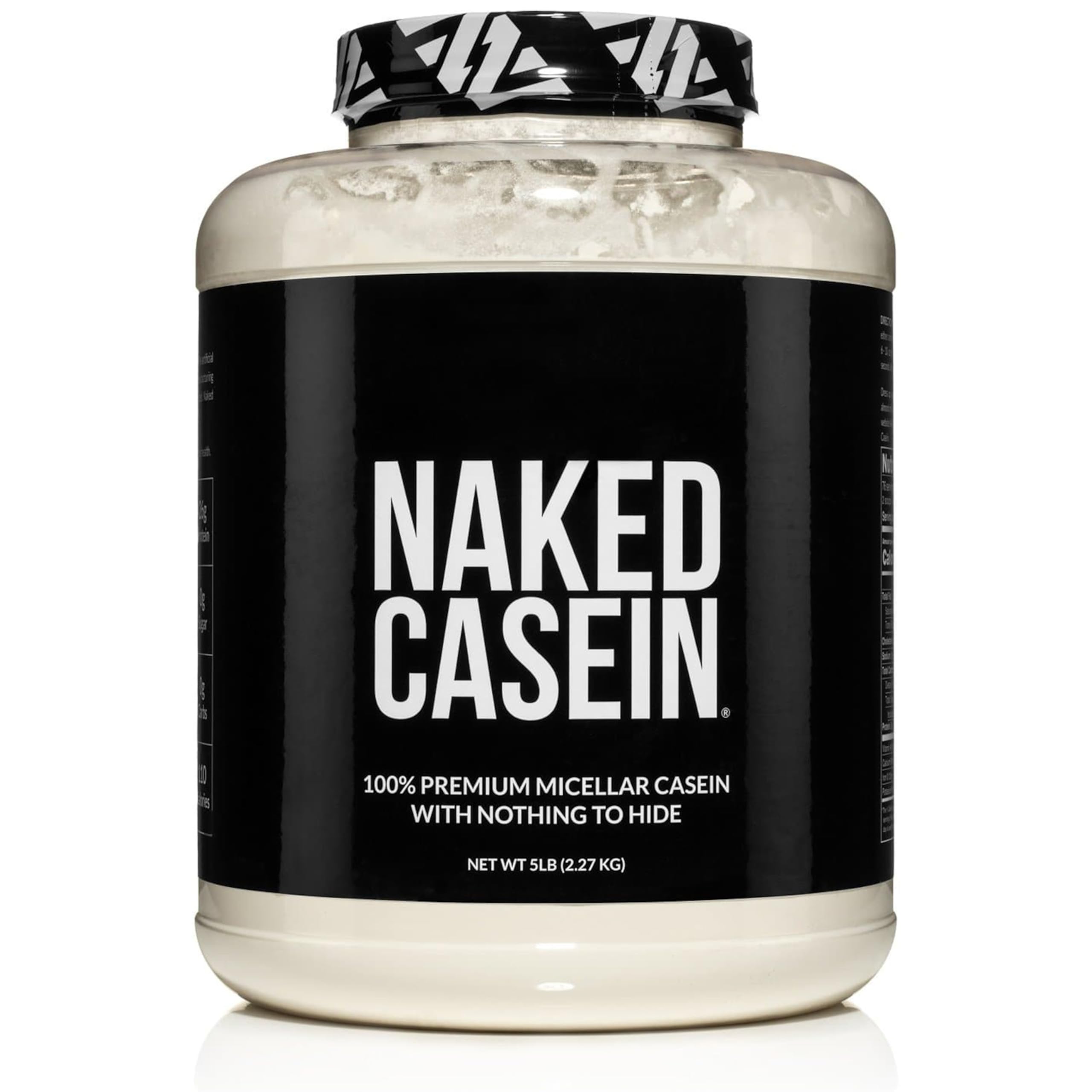 Casein - 5Lb Micellar Casein Protein Powder - Bulk, Zero Carb, GMO-Free, Gluten Free, Soy Free, Preservative Free - Stimulate Muscle Growth - Enhance Recovery - 76 Servings