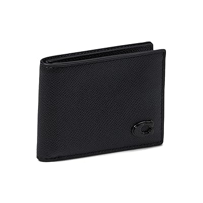 COACH Slim Billfold in Cross Grain Leather Men