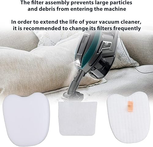 Miniatura 2 de Tnfeeon Juego de 6 filtros de aspiradora verticales comerciales, filtro de fieltro de espuma para Shark XPSTFH380 ZS360 ZS361C ZS362