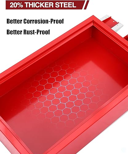 Miniatura 3 de DEXSO Bandeja de drenaje de aceite eléctrica de 20 galones con bomba de 110 V y manguera de 8 pies, perfil bajo y mango plegable en T, carrito