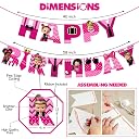 Zyozique Girl Boss Baby Theme Balloon Arc Decoration, Girl Boss Baby Birthday for Girls with Happy Birthday Paper Banner Cardstock Cake Toppers Balloons Birthday Decoration Kit (Pack of 60) gallery image