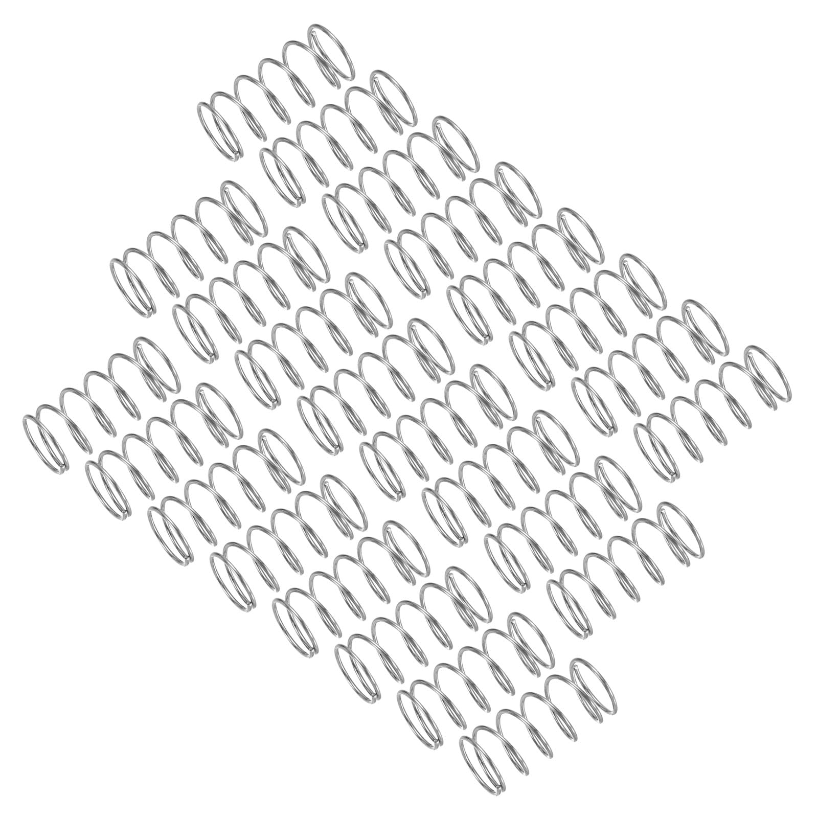 uxcell 25Pcs Compression Spring, 304 Stainless Steel 8mm OD 0.8mm Wire 15mm Length Mechanical Spring for Shop Home Repair Project, Silver Tone — Amazon image 30
