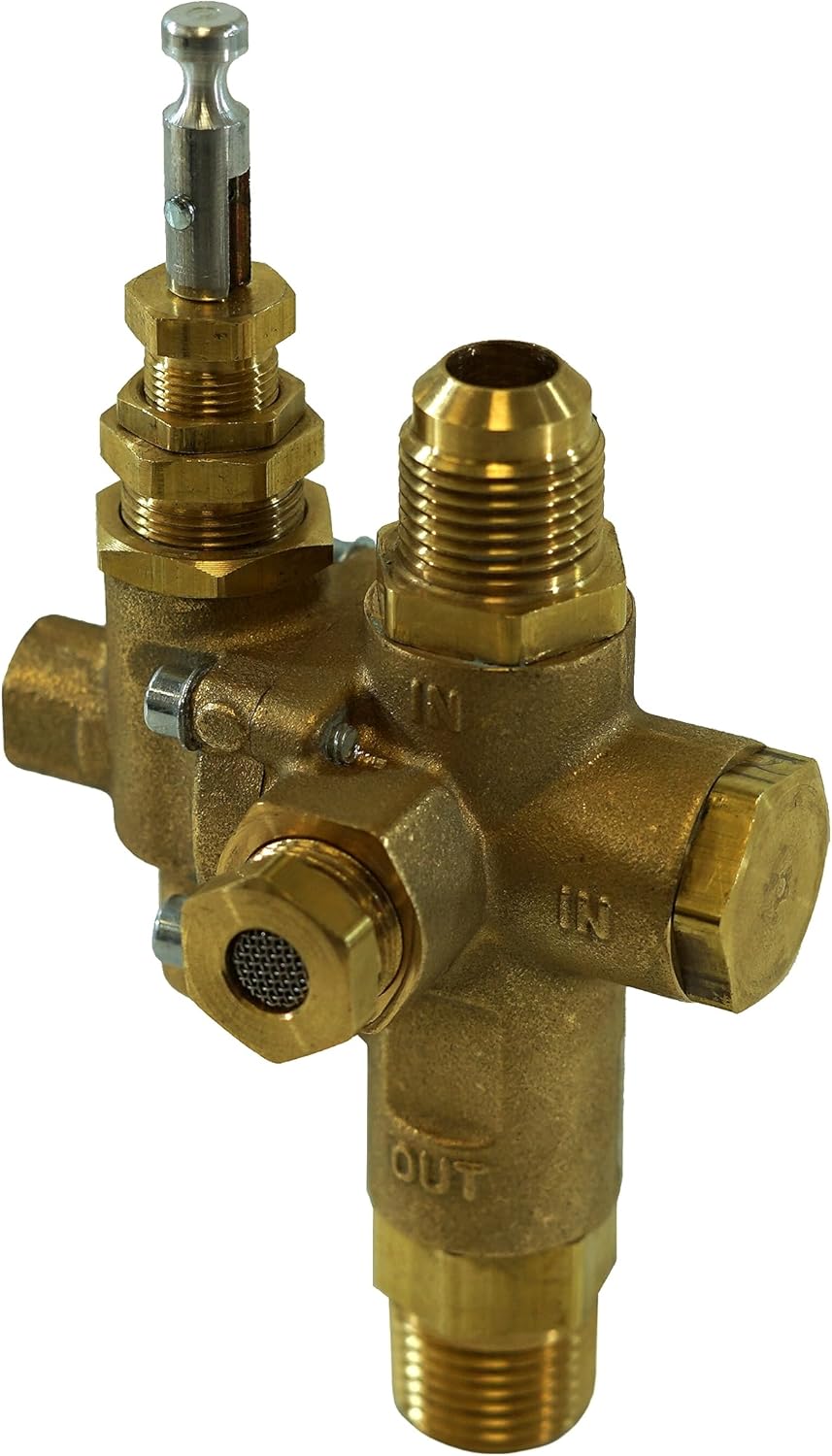 Replacement For Speed Air/MI-T-M 22-0270, 1/2" 45 Degree Male Flare Inlet X 1/2" MNPT Outlet, Combo Unloader Pilot Check Valve, 140-175 PSI