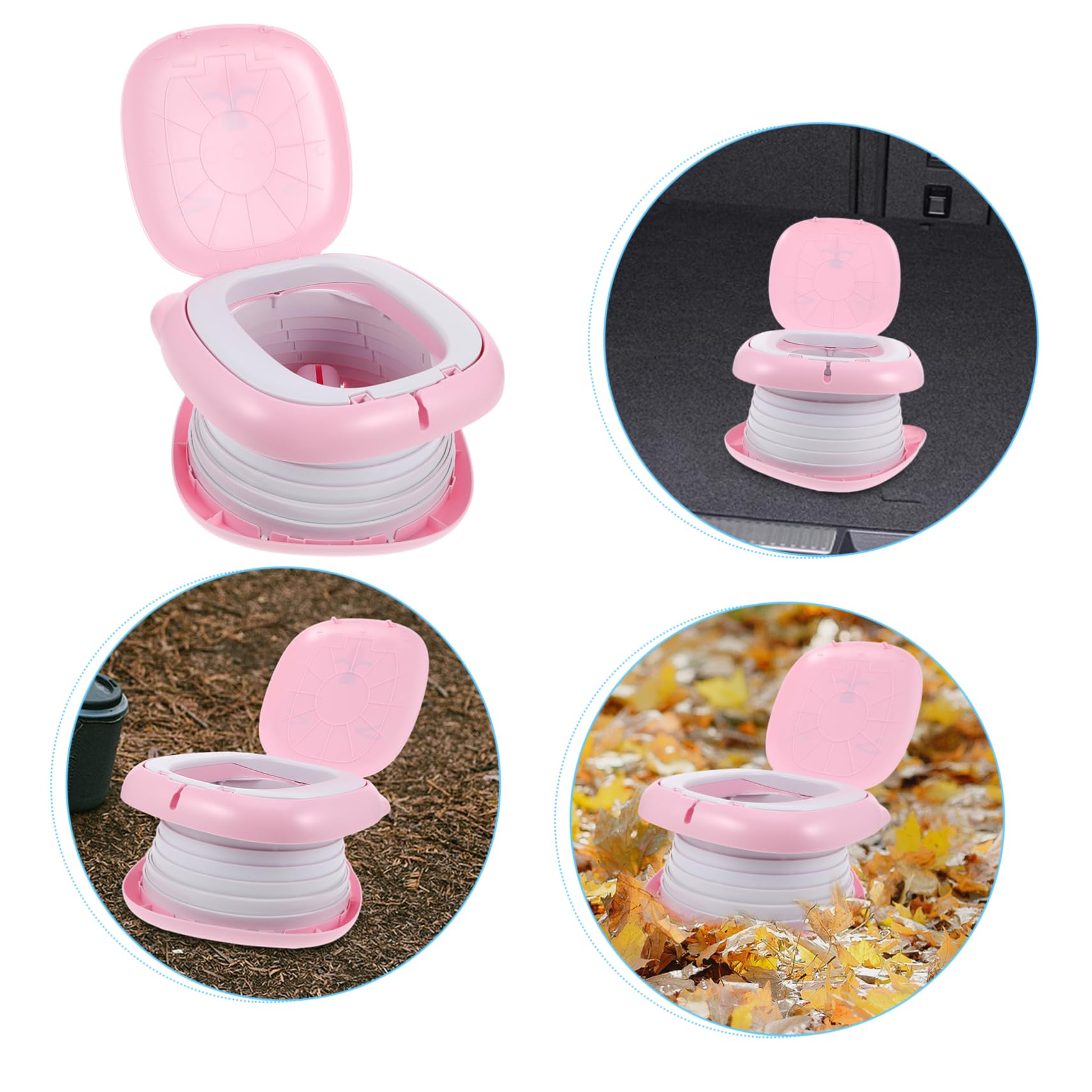 Yardwe Inodoro Portátil Para Asiento De Inodoro Portátil Orinal De Camping Para Inodoro De Entrenamiento Para Fácil De Limpiar Silla De Entrenamiento Portátil Asientos De