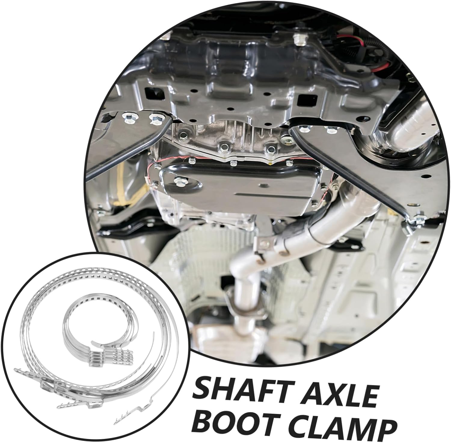 Mikinona 5pairs Boot Clamp Kit Drive Shaft Clamps for Automotive Use Includes Easy Installation Suitable for Diy and Professional Mechanics