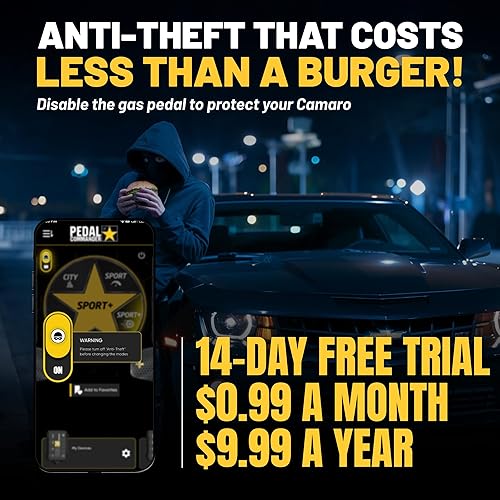 Vista 4 de PEDAL COMMANDER Controlador de respuesta del acelerador para Chevrolet Camaro 2010-2015 - Plug-and-Play, 4 modos de conducción y antirrobo