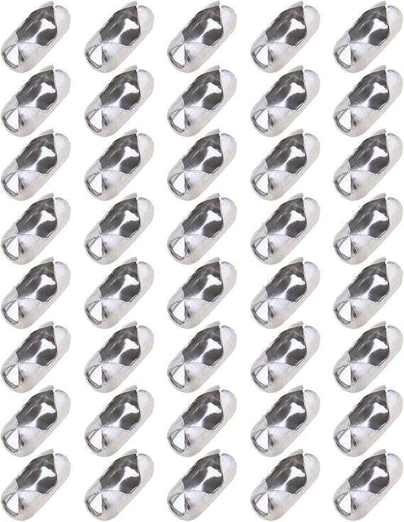 EMSea 40Pcs Ball Chain Cord Connectors Fit for Ball Chains 4.5mm/0.18inch Diameter Household
