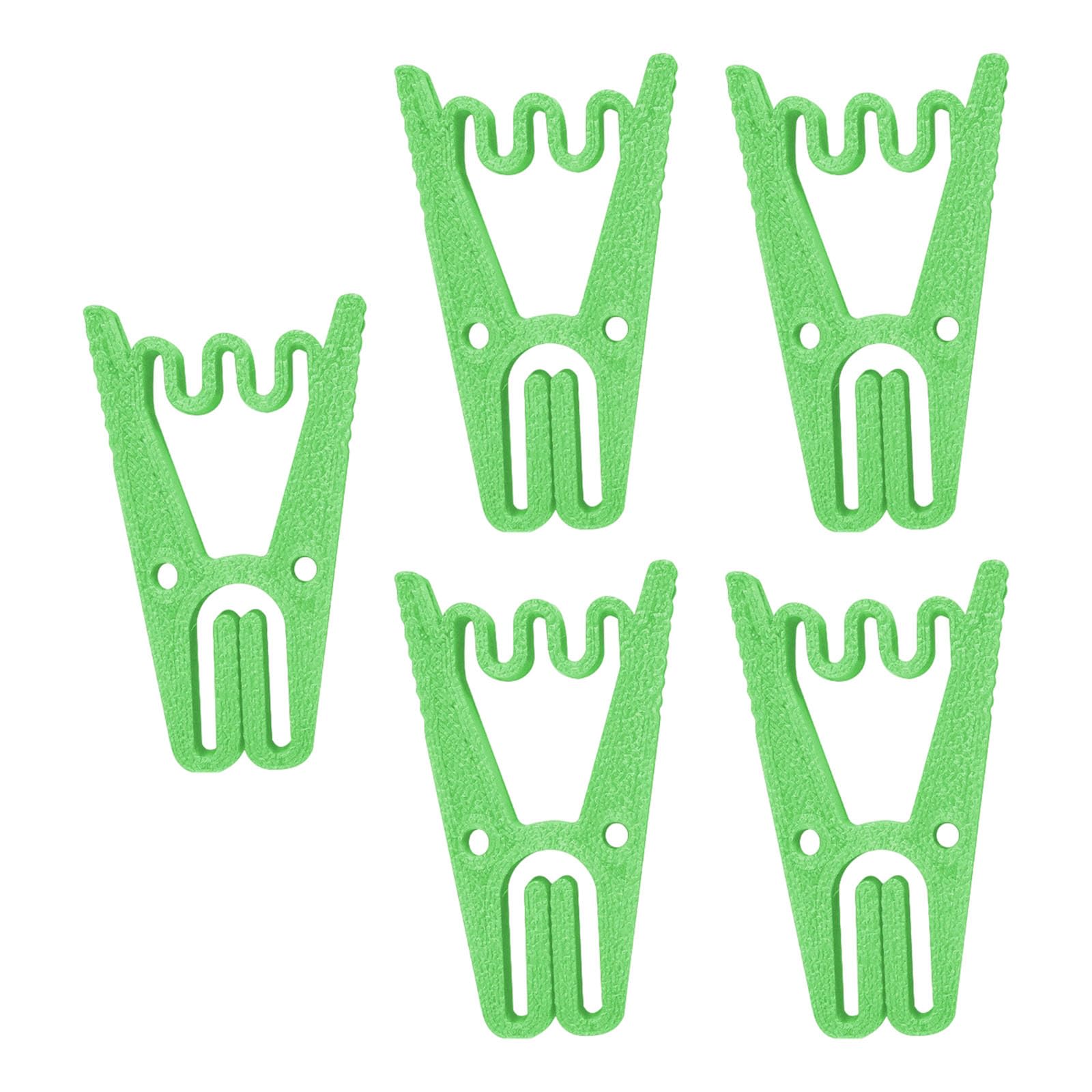 carotoe 8Pcs Thin Polystyrene Sealing Clamps Multiple Color Food Storage Clamps for Household Travel Demands Multicolor Sealing