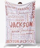 Vista 23 de OLIVE OLIVIA Mantas personalizadas para niños con nombres, mantas personalizadas con nombre para adultos, manta personalizada, regalo para Nombre