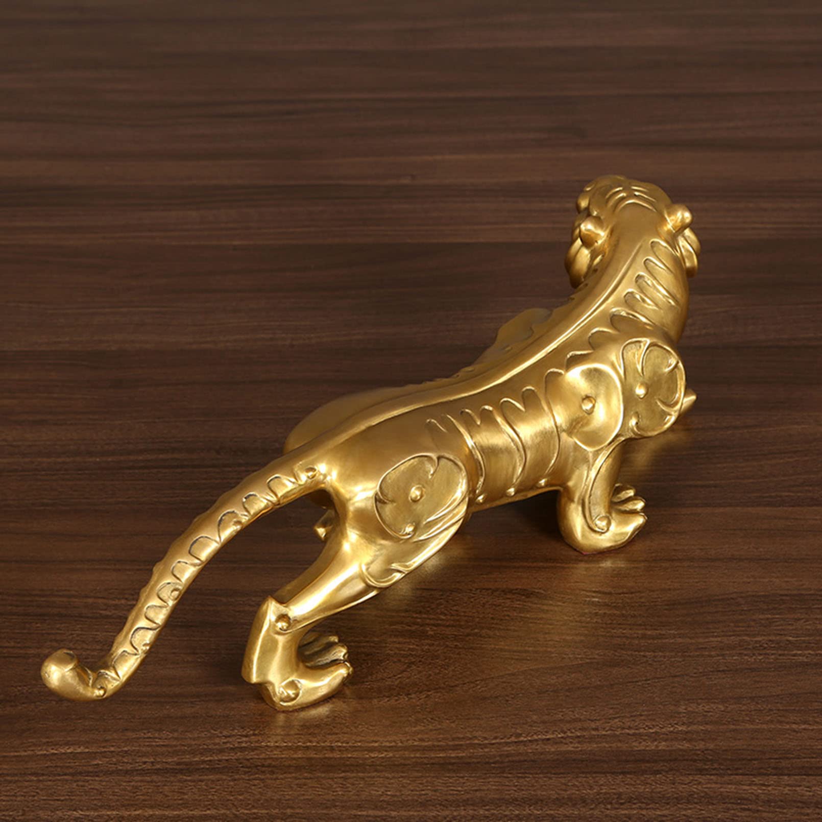 銅器 虎 臥虎 干支虎 茶台 事務室 玄関開運 風水招財 装飾品 工芸品 置物 銅器 虎 臥虎 干支虎 茶台 事務室 玄関開運 風水招財 装飾品