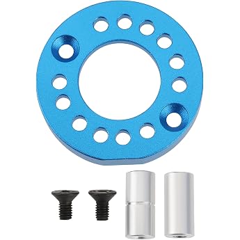 OTOTEC 1 Set RC Motor Socket Aluminium Alloy Engine Mounting Seat with Screws Compatible with RC Model 1/10 TA01 TA02 DF01 RC Upgrade Parts Blue
