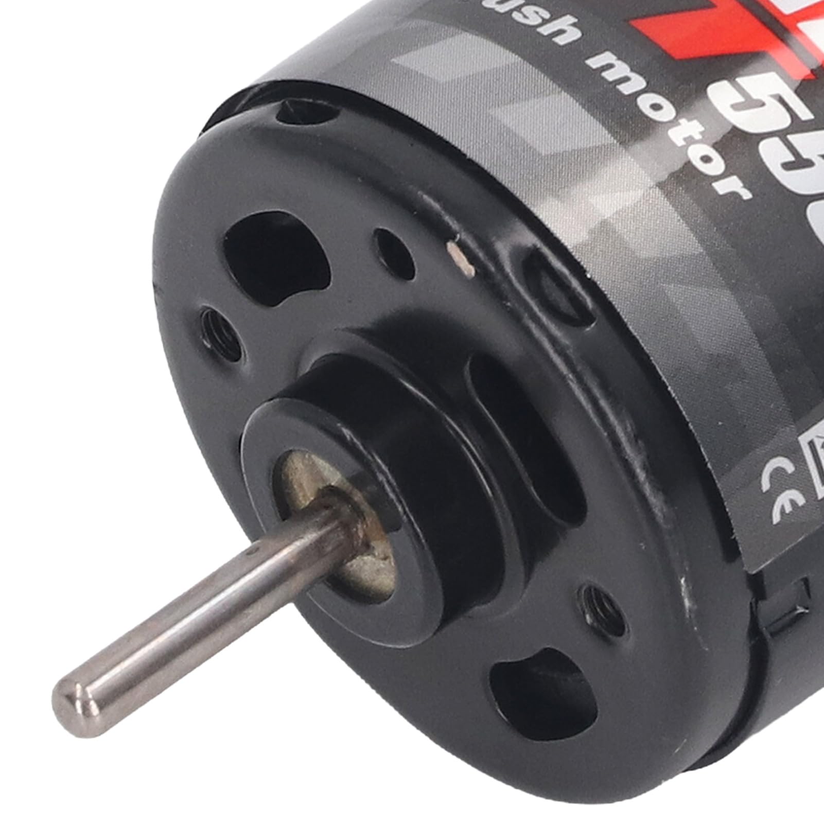 Motor cepillado, motor cepillado universal 550 con caja de cambios reductora 1/3 para camión eléctrico, negro (29T)