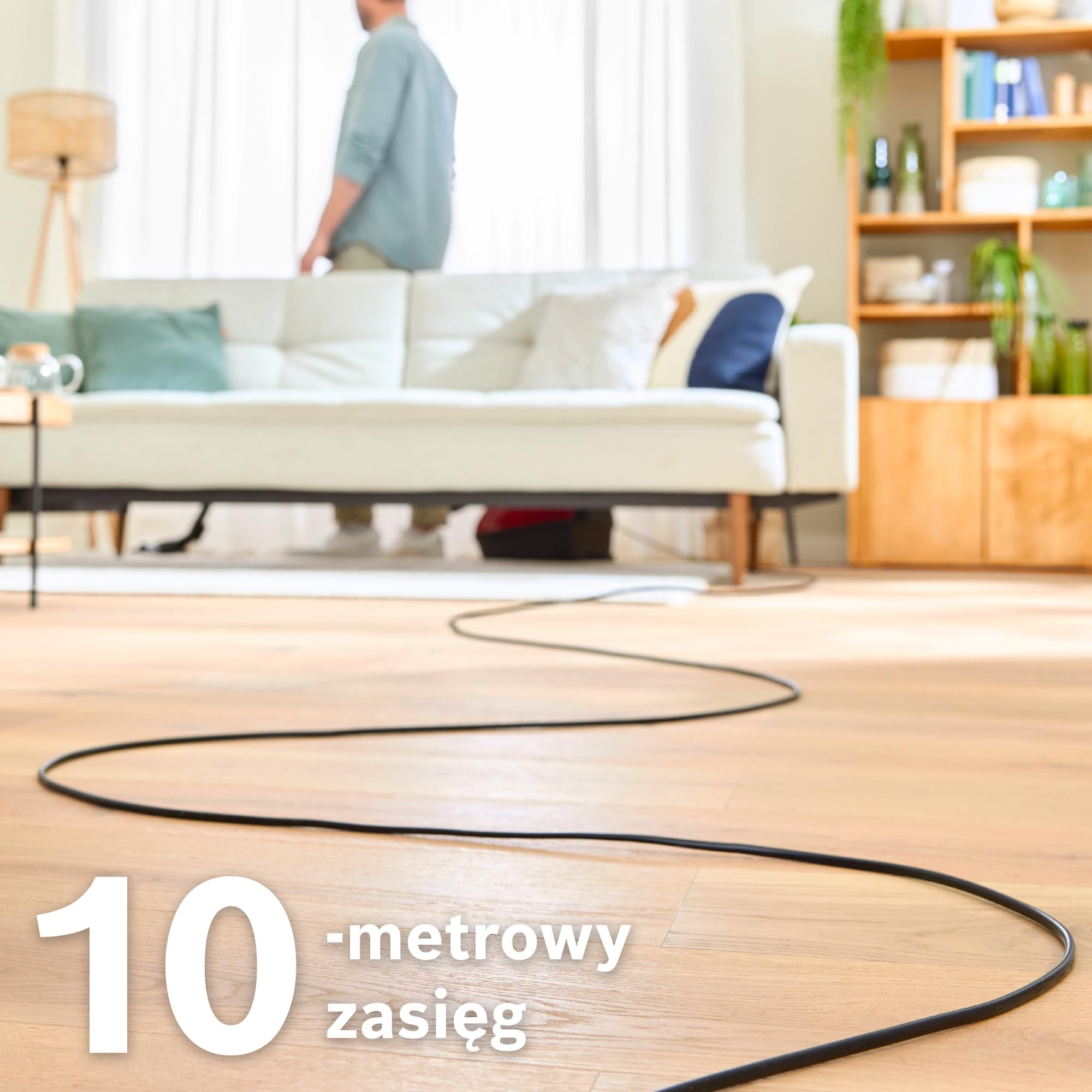 Bosch Serie 4, odkurzacz workowy, kompaktowy, lekki, worek na kurz XL 4 l, promień działania 10 m, higieniczny filtr PureAir, niemiecka jakość, BGB38RD2, czerwony