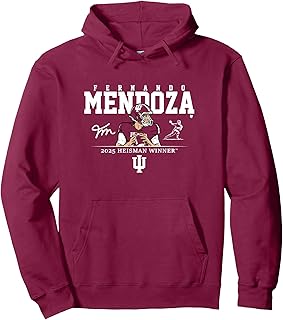 Fernando Mendoza - 2025 Heisman Winner - Indiana Football Pullover Hoodie