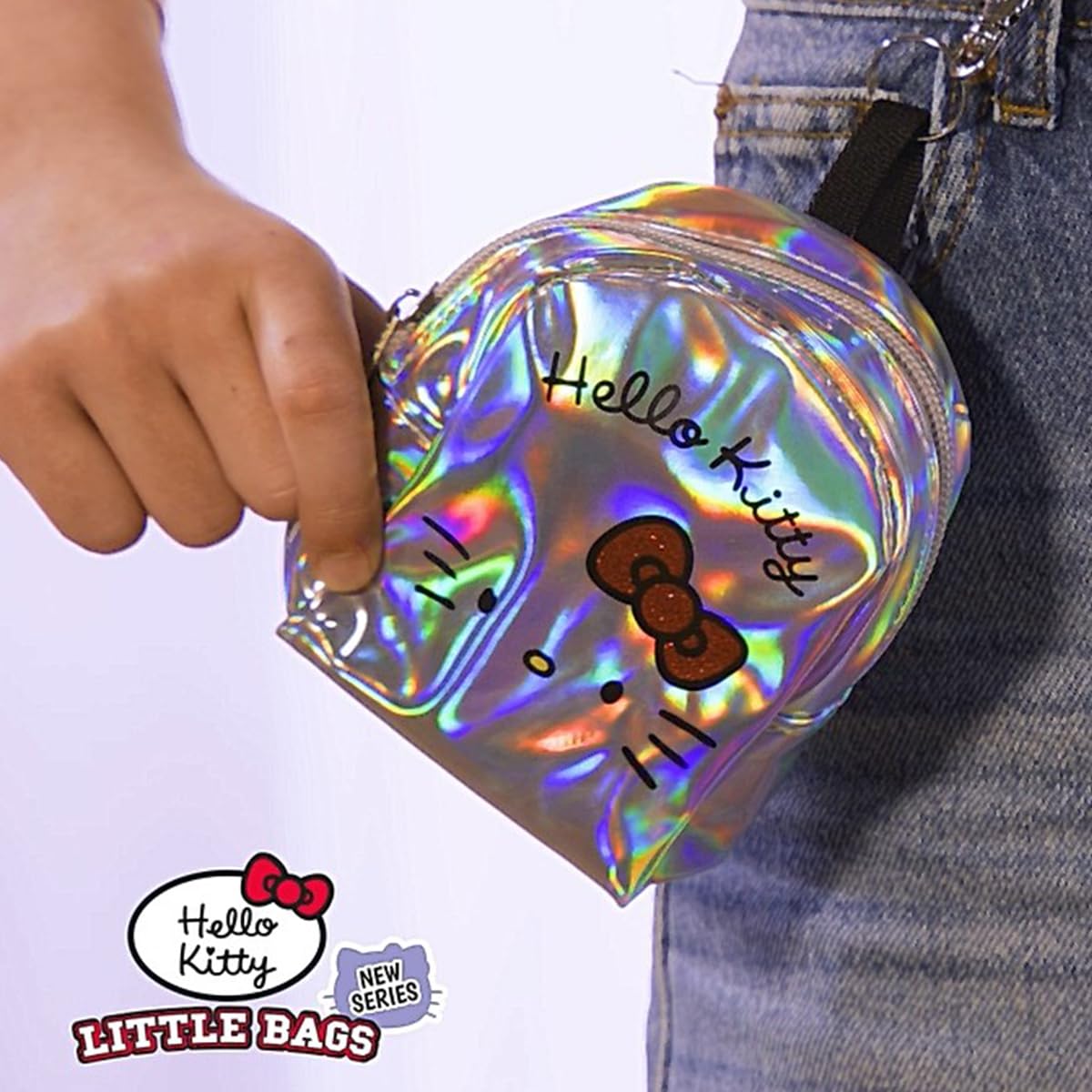 #sbabam Funny Box Hello Kitty Little Bags New Edition, Sac Coloré pour Petite Fille avec Accessoires, Pack 2 pièces, Sac pour Petite Fille avec Hadgets Hello Kitty - Sacs et Jeux pour Enfants +3 Ans