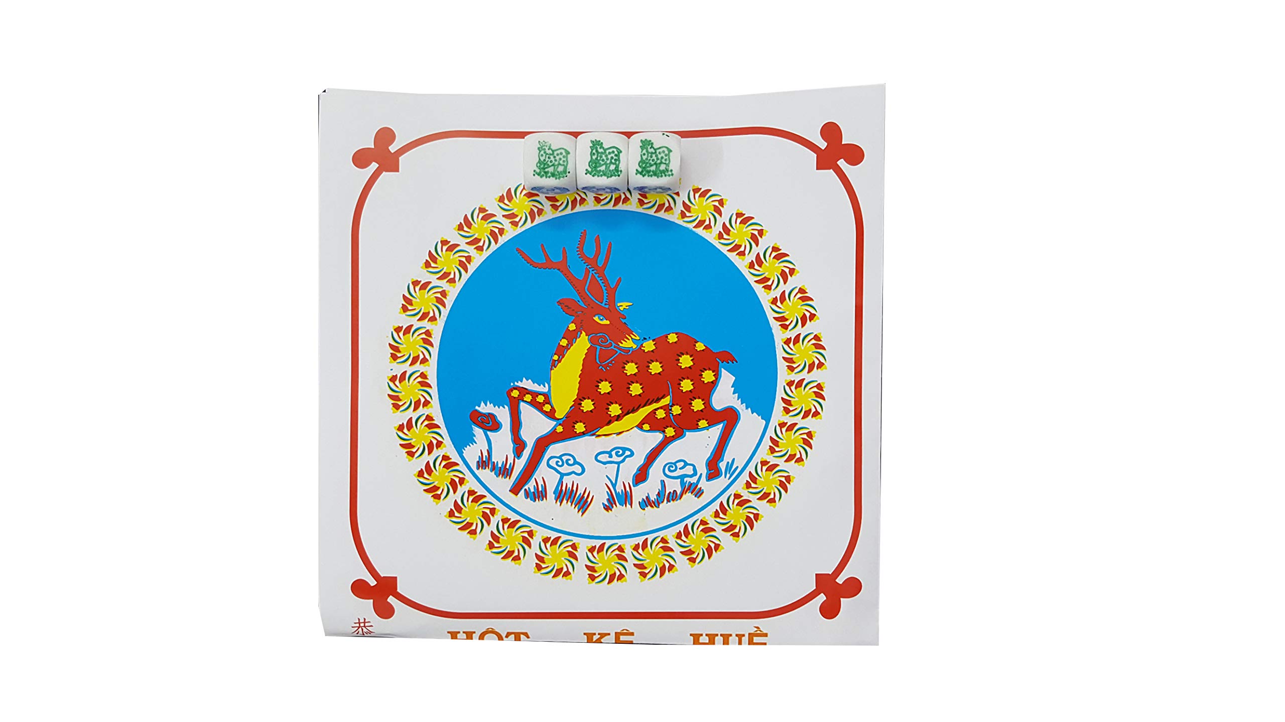 Gourd Fish Shrimp Crab dice. Crown Anchor Game. Chuck a Luck Game. BAU