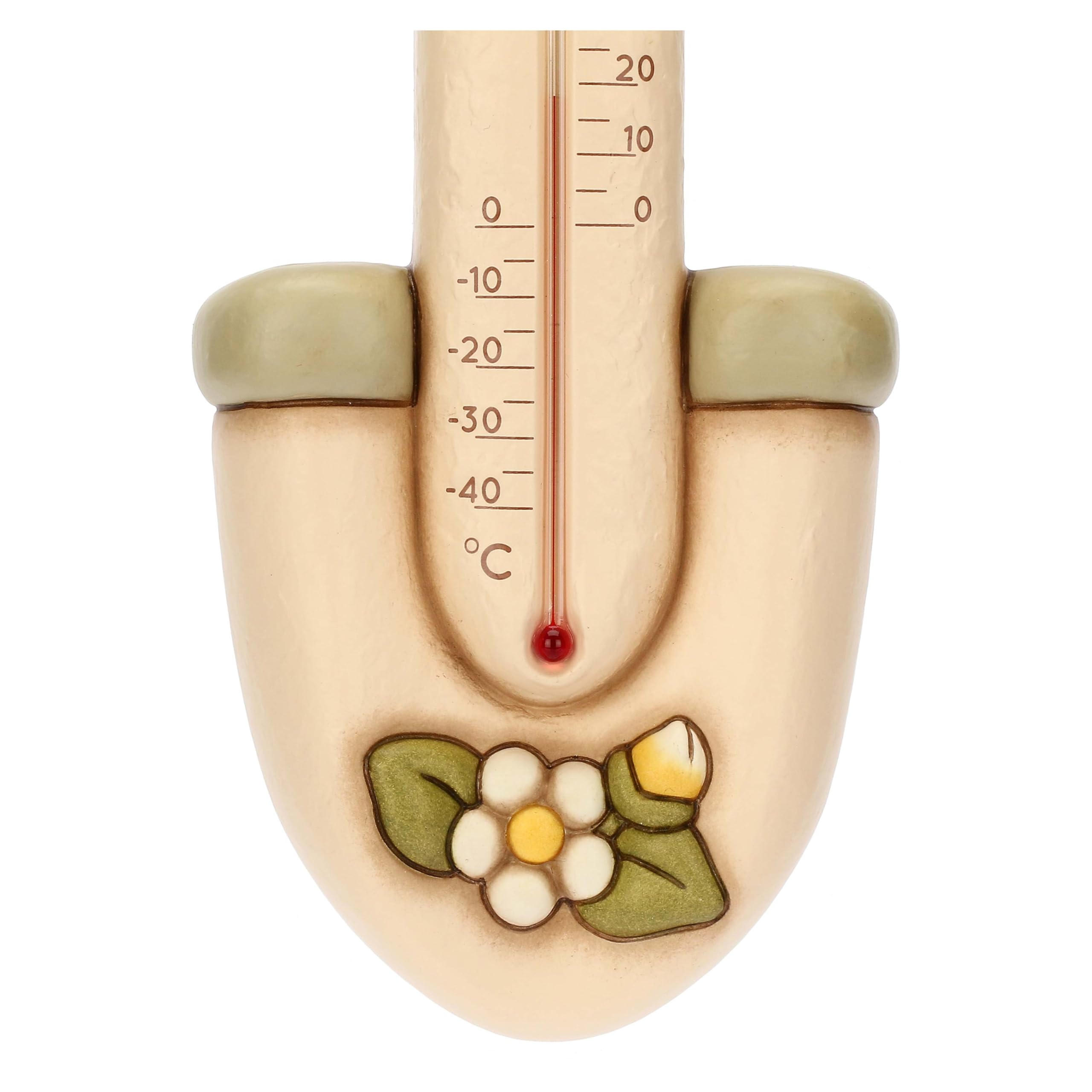 THUN - Termometro - ceramica - Collezione Country Bloom -10,9 x 3,3 x 23 cm
