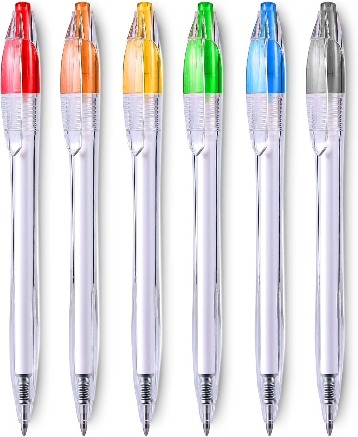 Wanmbo Gel Pens Ink Pens 6pcs Fine Point Rolling Ball Gel