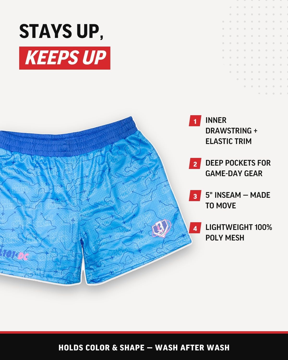 Baseball Lifestyle 101 Dream Chaser Youth Shorts