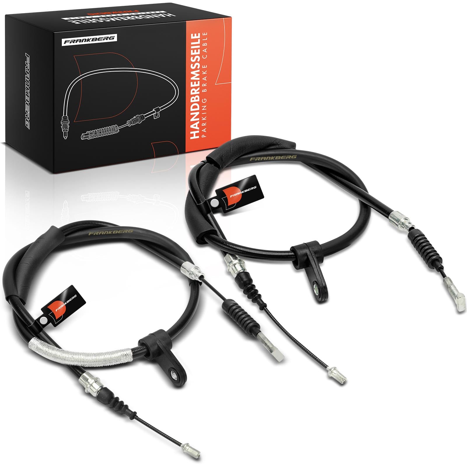 Frankberg 2x Cavi freno a mano Posteriore sinistra destra Compatibile con 147 937 1.6 16V T.SPARK Eco 1.6 16V T.SPARK 1.9 JTD 1.9 JTDM 16V 1.9 JTDM 8V 1.9 JTD 16V 1.9 JTDM 2.0 16V T.2001-2010 46843743