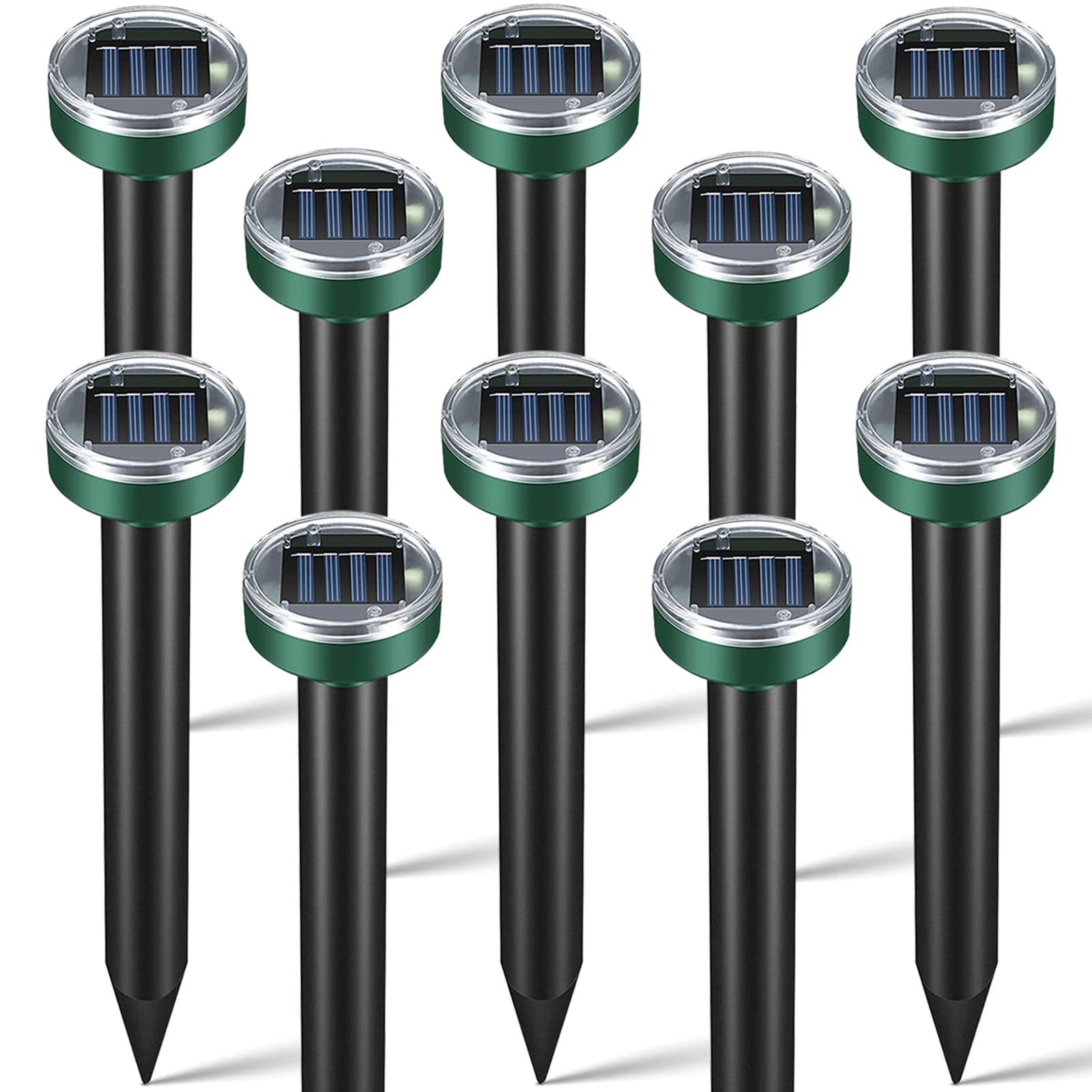 Buy Mole Repellent 10 Pack Snake Repellent Ultrasonic Repellers Mole