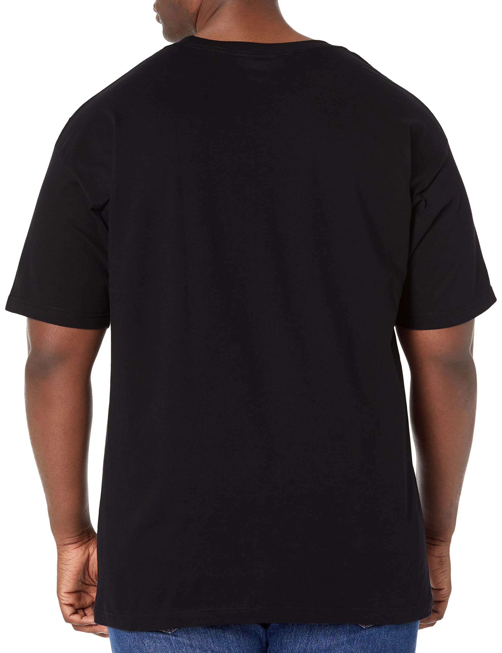 Marvel Grado Camiseta, Negro, XXL Grande Alto para Hombre