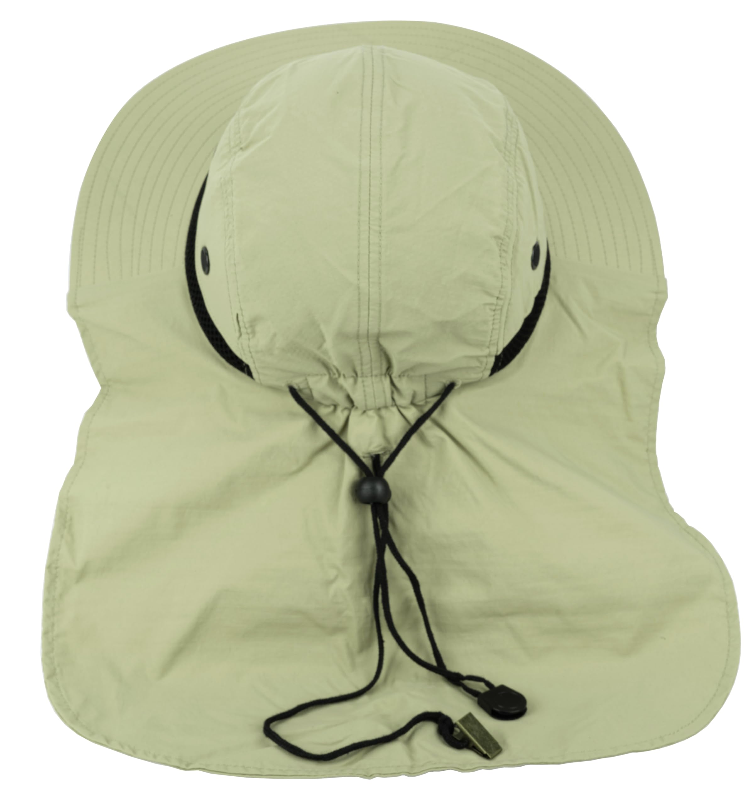 Sombrero de ala ancha para hombres y mujeres, con solapa para el cuello, impermeable, protección UPF50, pesca, senderismo, safari, Piedra, talla única