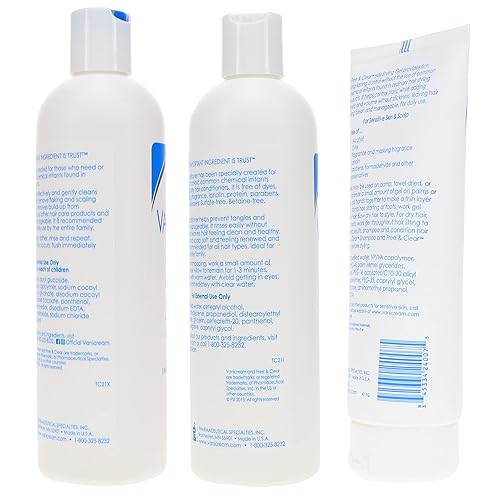 Miniatura 5 de Vanicream Set Champú 12 oz  Acondicionador 12 oz  Gel de peinado 7 oz